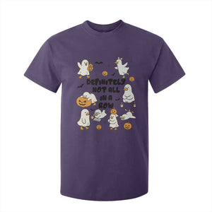 Funny Duck Ghost Halloween T Shirt For Kid Most Definitely Not All In A Row TS14 Purple Print Your Wear