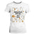 Funny Duck Ghost Halloween T Shirt For Women Most Definitely Not All In A Row TS14 White Print Your Wear