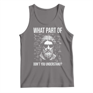 Funny Math Teacher Tank Top What Part Of Do Not You Understand TS14 Deep Heather Print Your Wear