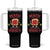 Funny School Math Teacher Tumbler With Handle Math Is My Jam And I Am Here To Spread It TS14 One Size: 40 oz Black Print Your Wear