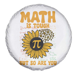 Funny Math Teacher Back To School Spare Tire Cover Math Is Tough But So Are You TS14 Print Your Wear