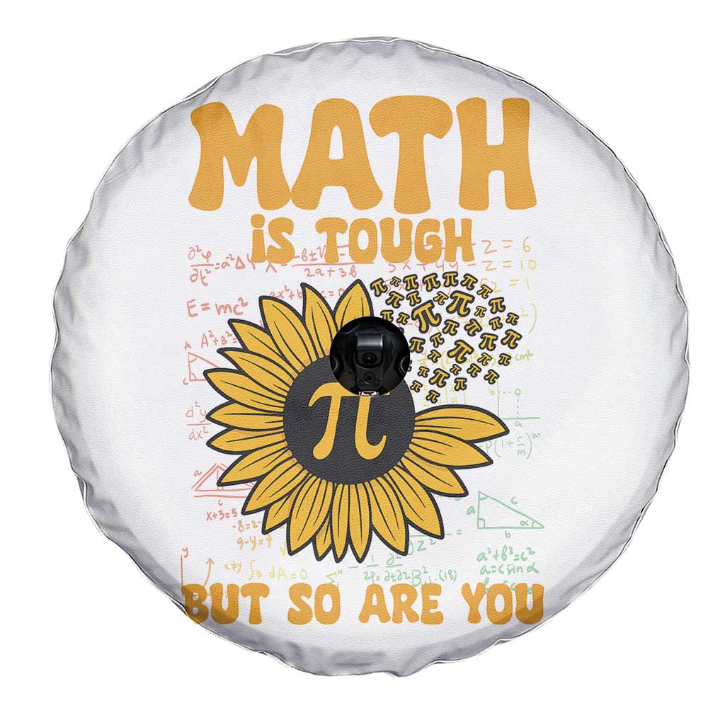 Funny Math Teacher Back To School Spare Tire Cover Math Is Tough But So Are You TS14 Print Your Wear
