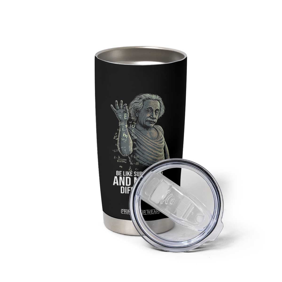 Funny Math Teacher Tumbler Cup Be Like Subtraction And Make A Difference TS14 Print Your Wear