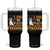 Funny Penguin Math Lover Tumbler With Handle I Did The Math The Answer Is Penguin TS14 One Size: 40 oz Black Print Your Wear