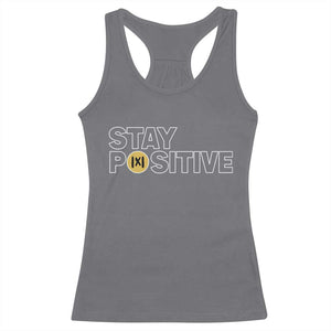 Funny Math Racerback Tank Top Absolute Value Stay Positive TS14 Charcoal Print Your Wear