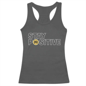 Funny Math Racerback Tank Top Absolute Value Stay Positive TS14 Dark Heather Print Your Wear