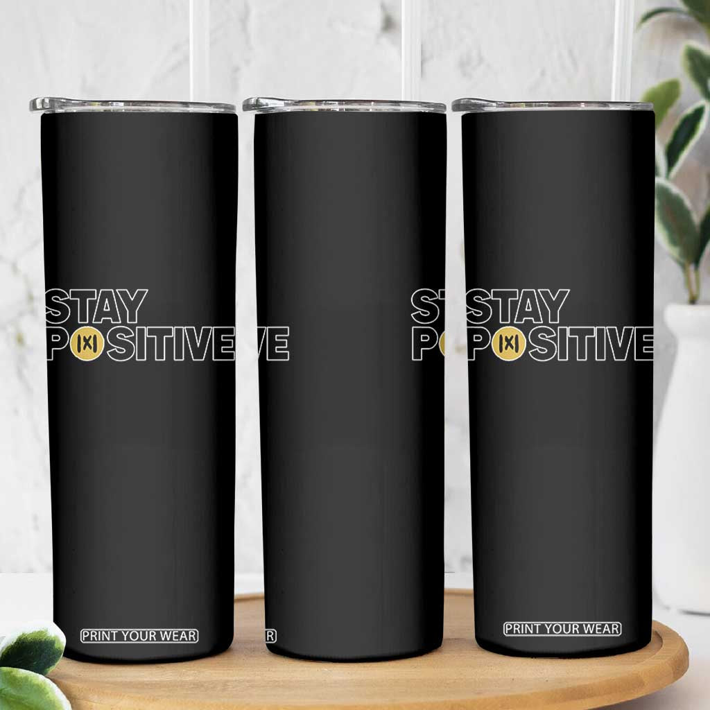 Funny Math Skinny Tumbler Absolute Value Stay Positive TS14 Print Your Wear