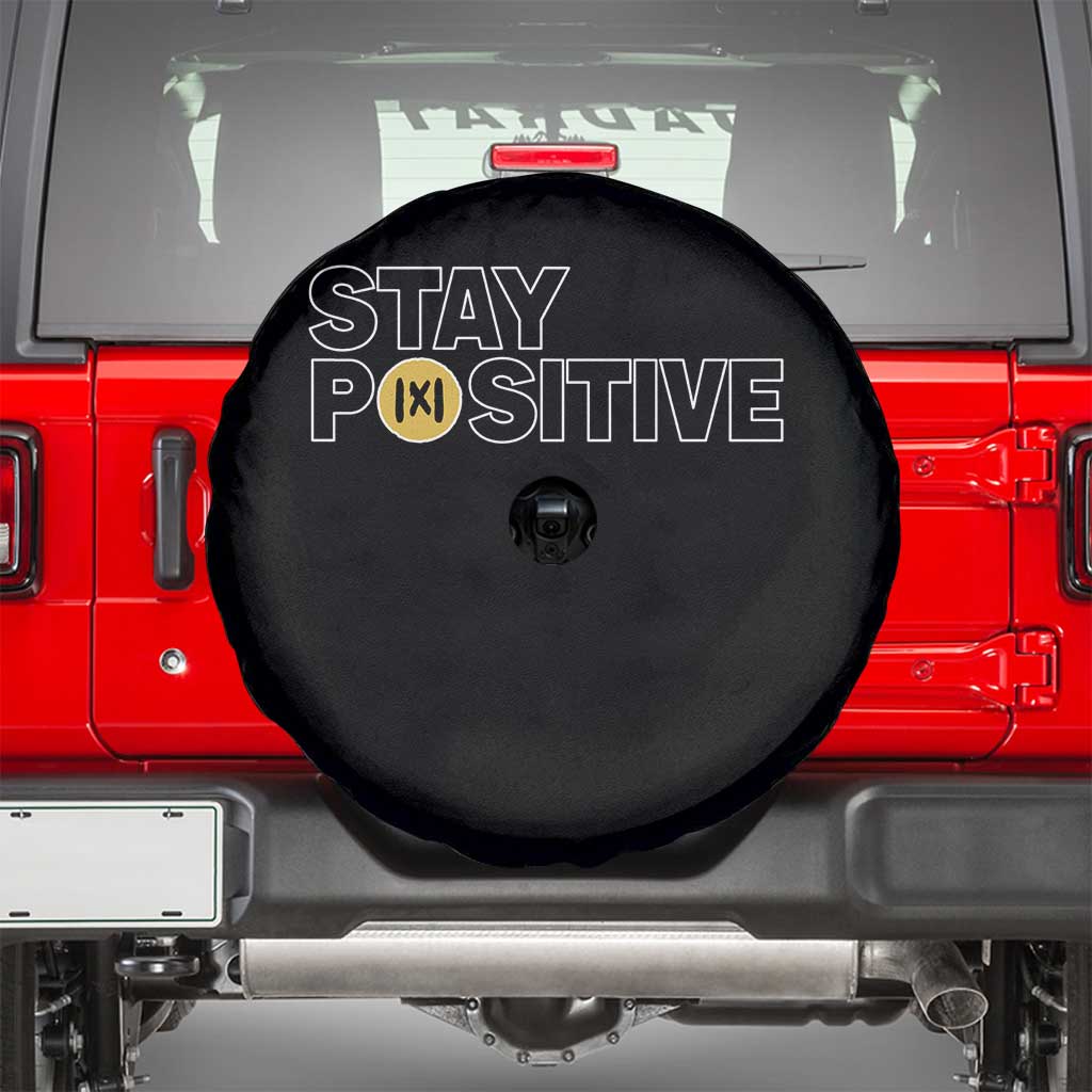 Funny Math Spare Tire Cover Absolute Value Stay Positive TS14 Black Print Your Wear