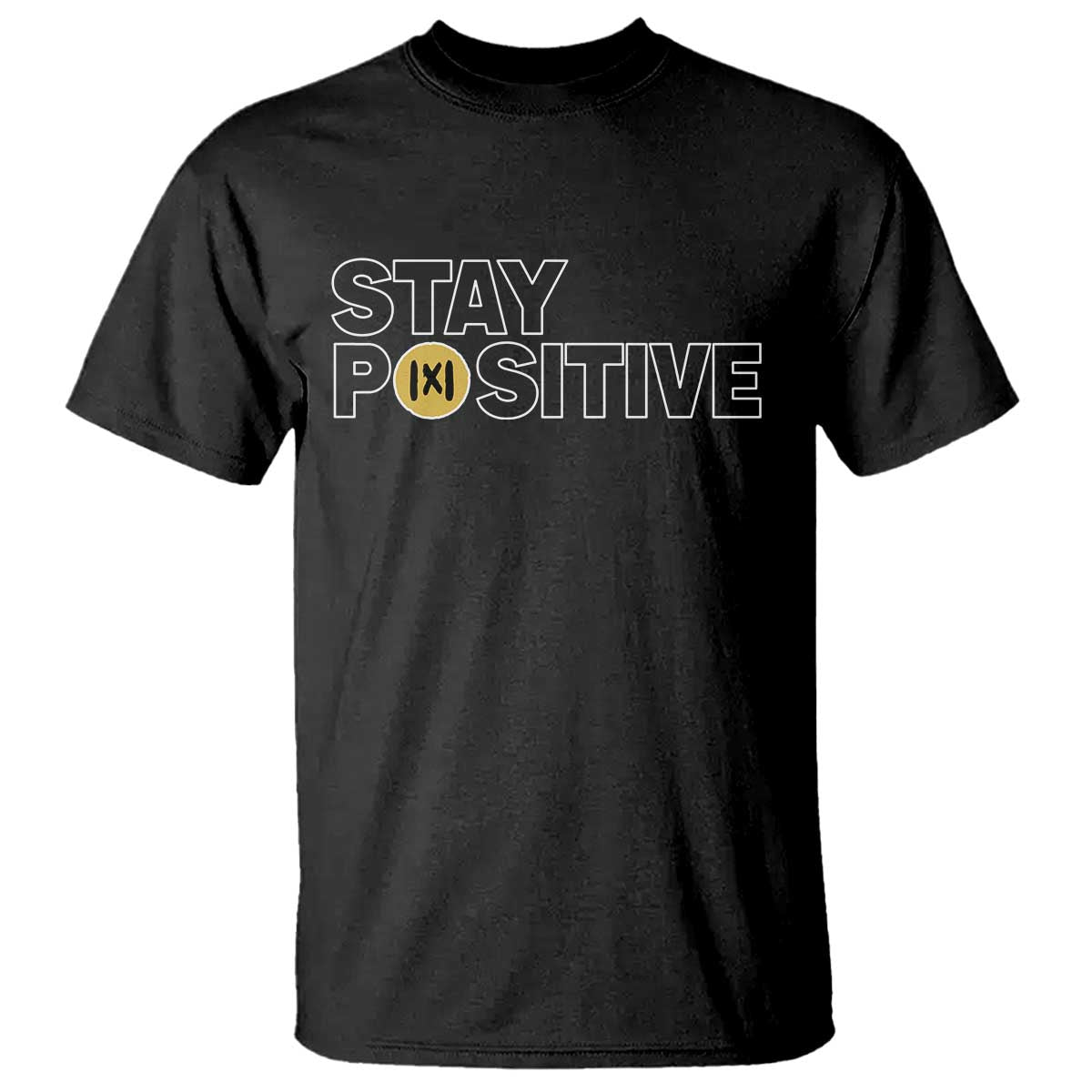 Funny Math T Shirt Absolute Value Stay Positive TS14 Black Print Your Wear