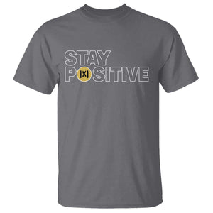 Funny Math T Shirt Absolute Value Stay Positive TS14 Charcoal Print Your Wear