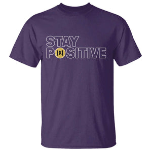 Funny Math T Shirt Absolute Value Stay Positive TS14 Purple Print Your Wear