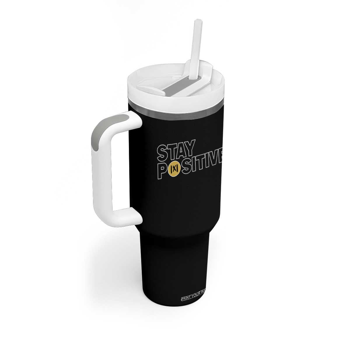 Funny Math Tumbler With Handle Absolute Value Stay Positive TS14 Print Your Wear