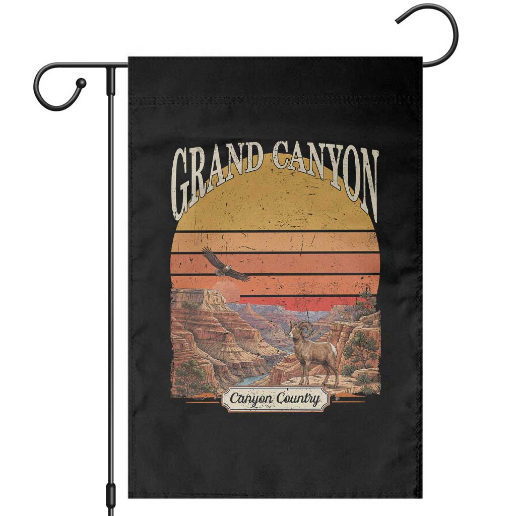 Grand Canyon Arizona 90s Desert Sunset Nostalgia Hiking Garden Flag