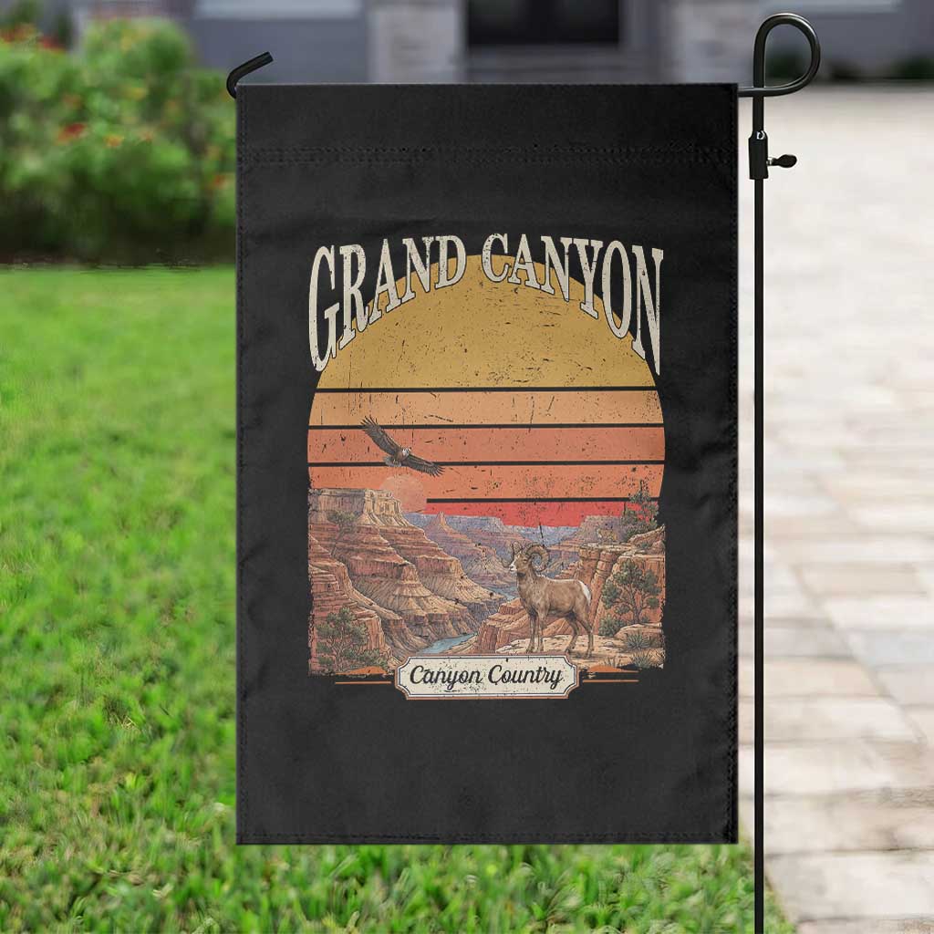 Grand Canyon Arizona 90s Desert Sunset Nostalgia Hiking Garden Flag