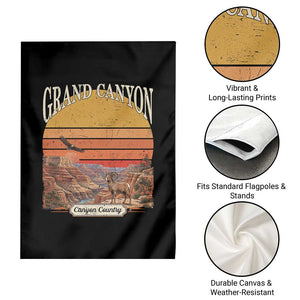 Grand Canyon Arizona 90s Desert Sunset Nostalgia Hiking Garden Flag
