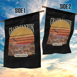 Grand Canyon Arizona 90s Desert Sunset Nostalgia Hiking Garden Flag