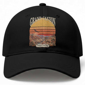 Grand Canyon Arizona 90s Desert Sunset Nostalgia Hiking Baseball Cap