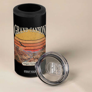 Grand Canyon Arizona 90s Desert Sunset Nostalgia Hiking 4 in 1 Can Cooler Tumbler
