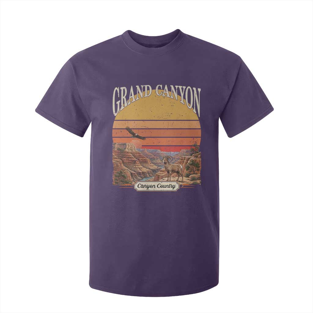 Grand Canyon Arizona 90s Desert Sunset Nostalgia Hiking T Shirt For Kid