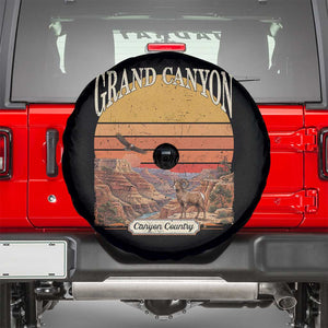 Grand Canyon Arizona 90s Desert Sunset Nostalgia Hiking Spare Tire Cover TS14 Black Print Your Wear