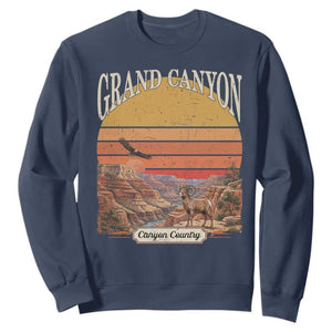 Grand Canyon Arizona 90s Desert Sunset Nostalgia Hiking Sweatshirt