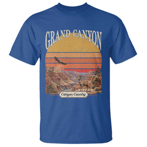 Grand Canyon Arizona 90s Desert Sunset Nostalgia Hiking T Shirt