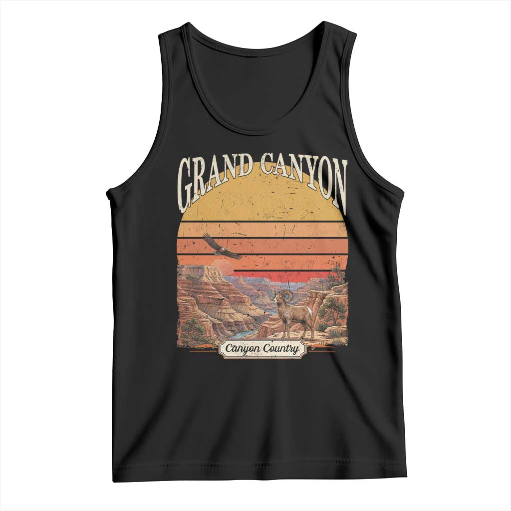 Grand Canyon Arizona 90s Desert Sunset Nostalgia Hiking Tank Top