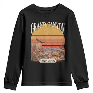 Grand Canyon Arizona 90s Desert Sunset Nostalgia Hiking Youth Sweatshirt