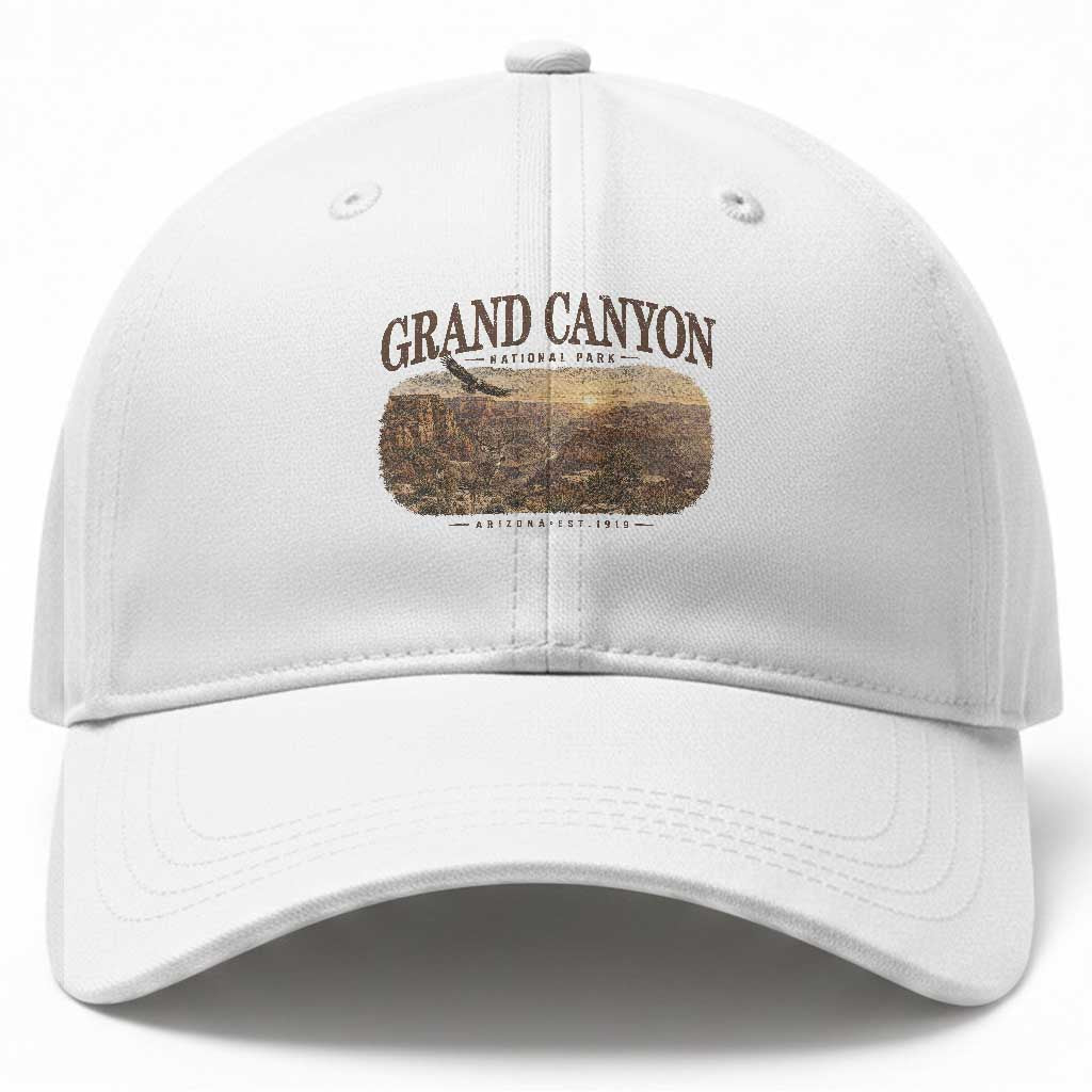 Grand Canyon National Park Arizona Established 1919 Baseball Cap Retro Deer Wildlife Nature Hiking Southwest Souvenir TS14 Print Your Wear