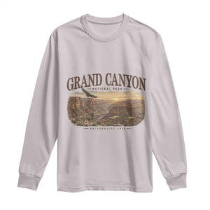 Grand Canyon National Park Arizona Established 1919 Long Sleeve Shirt Retro Deer Wildlife Nature Hiking Southwest Souvenir