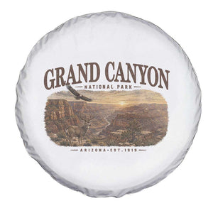 Grand Canyon National Park Arizona Established 1919 Spare Tire Cover Retro Deer Wildlife Nature Hiking Southwest Souvenir TS14 Print Your Wear