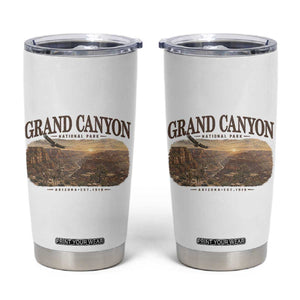 Grand Canyon National Park Arizona Established 1919 Tumbler Cup Retro Deer Wildlife Nature Hiking Southwest Souvenir