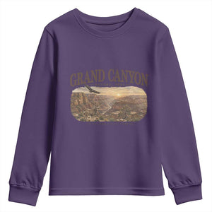 Grand Canyon National Park Arizona Established 1919 Youth Sweatshirt Retro Deer Wildlife Nature Hiking Southwest Souvenir