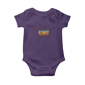 Retro Monument Valley Arizona Sunset Established 1958 Baby Onesie Southwest Desert Road Trip Eagle Nature Souvenir