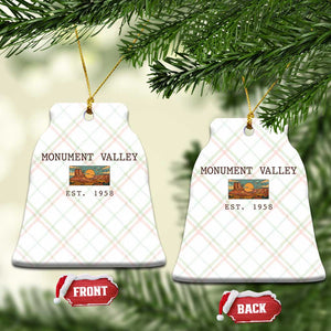 Retro Monument Valley Arizona Sunset Established 1958 Ceramic Ornament Southwest Desert Road Trip Eagle Nature Souvenir