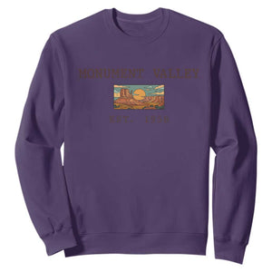 Retro Monument Valley Arizona Sunset Established 1958 Sweatshirt Southwest Desert Road Trip Eagle Nature Souvenir