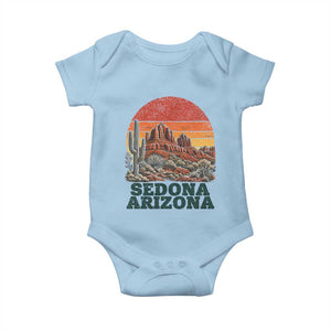 Retro Sedona Arizona Mountain Baby Onesie Southwest Hiking Outdoor Nature Souvenir