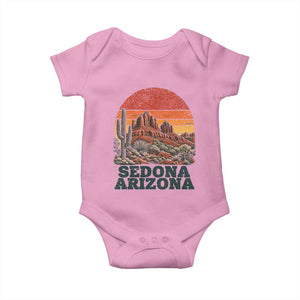 Retro Sedona Arizona Mountain Baby Onesie Southwest Hiking Outdoor Nature Souvenir