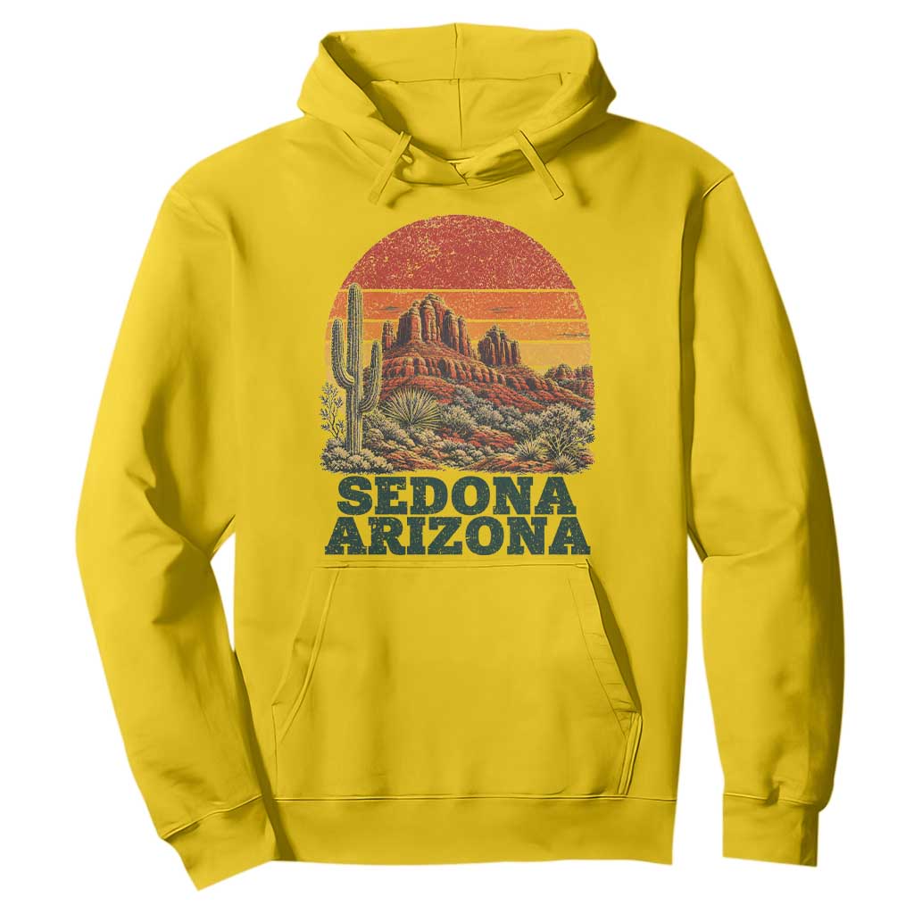 Retro Sedona Arizona Mountain Hoodie Southwest Hiking Outdoor Nature Souvenir