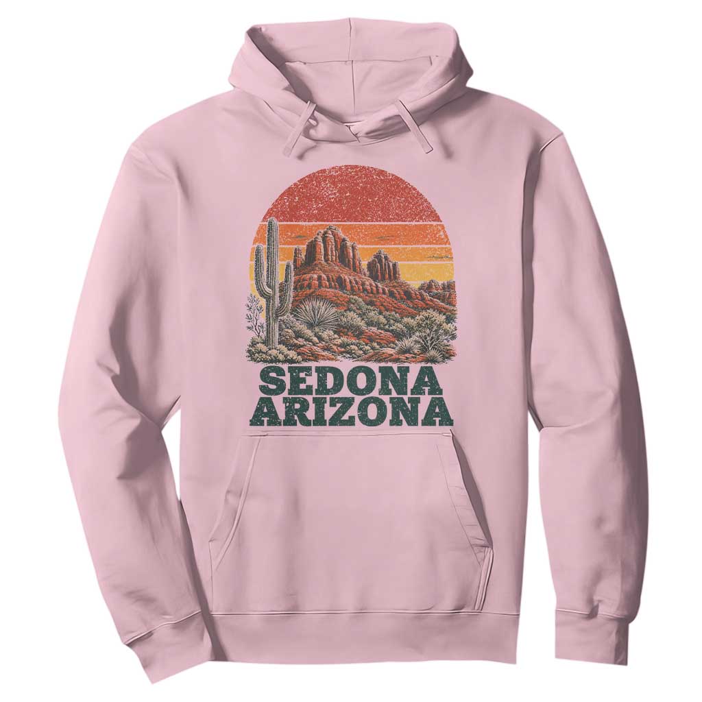 Retro Sedona Arizona Mountain Hoodie Southwest Hiking Outdoor Nature Souvenir