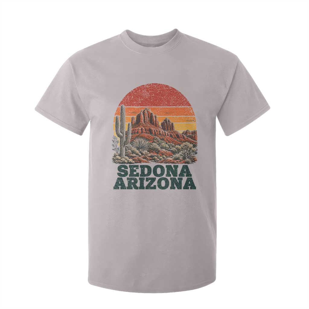Retro Sedona Arizona Mountain T Shirt For Kid Southwest Hiking Outdoor Nature Souvenir