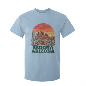 Retro Sedona Arizona Mountain T Shirt For Kid Southwest Hiking Outdoor Nature Souvenir