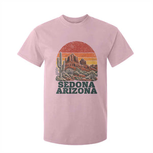 Retro Sedona Arizona Mountain T Shirt For Kid Southwest Hiking Outdoor Nature Souvenir