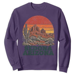 Retro Sedona Arizona Mountain Sweatshirt Southwest Hiking Outdoor Nature Souvenir