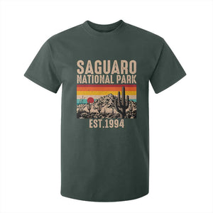 Retro Saguaro National Park Arizona EST 1994 T Shirt For Kid Desert Cactus Sunset Hiking Camping Nature Souvenir