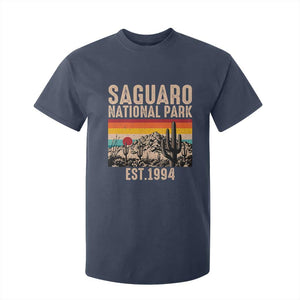 Retro Saguaro National Park Arizona EST 1994 T Shirt For Kid Desert Cactus Sunset Hiking Camping Nature Souvenir