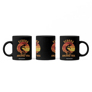 Retro Sedona Arizona Dancing Kokopelli Coffee Mug Southwest Native Symbol Desert Heritage Established 1902