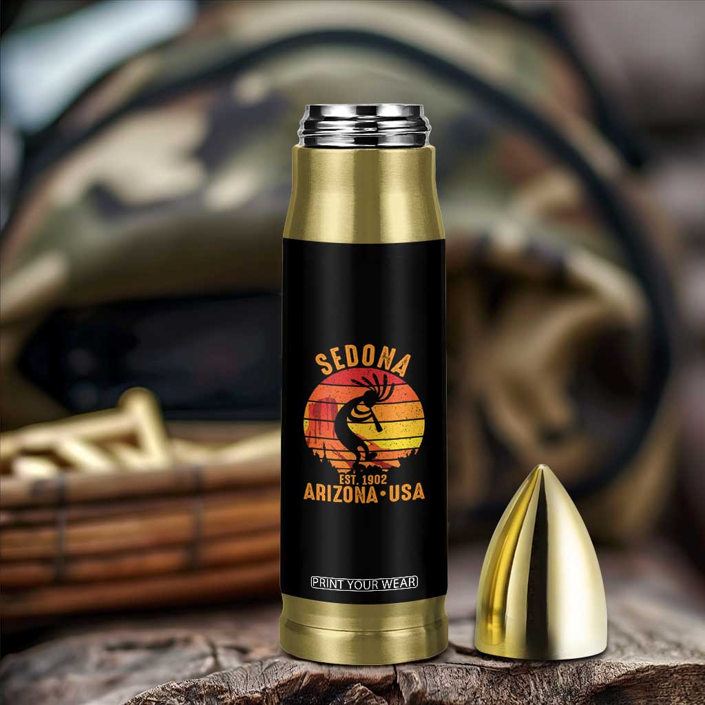Retro Sedona Arizona Dancing Kokopelli Bullet Tumbler Southwest Native Symbol Desert Heritage Established 1902 TS14 Print Your Wear