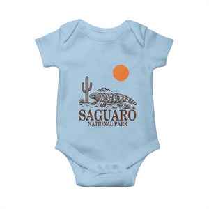 Saguaro National Park Gila Monster Hiking Arizona Baby Onesie Desert Cactus Sunset Southwest Nature Tucson Souvenir Gift