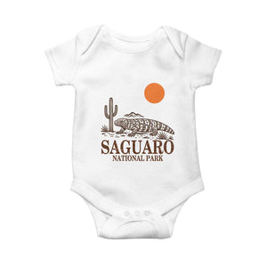 Saguaro National Park Gila Monster Hiking Arizona Baby Onesie Desert Cactus Sunset Southwest Nature Tucson Souvenir Gift
